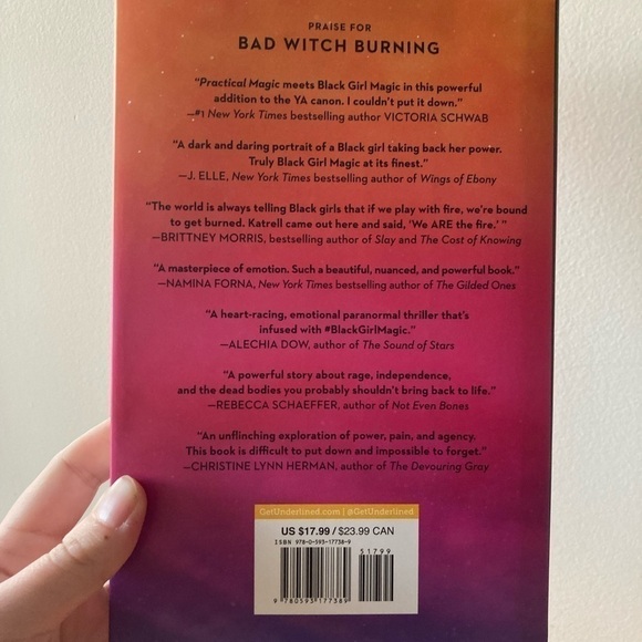 5 for $20 - Bad witch burning YA hardcover book - Picture 2 of 2